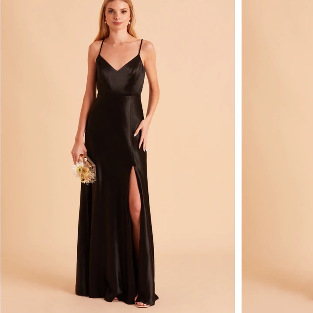 Jay Satin Birdy Grey Dress